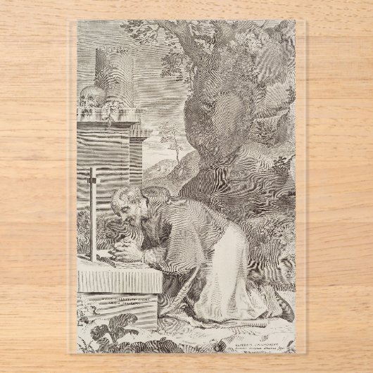 Saint Claude La Colombière Priest und Confessor Acryleinladungen (Vorderseite)