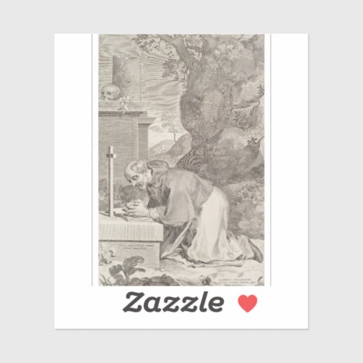 Saint Claude La Colombière Priest und Confessor Aufkleber (Blatt)