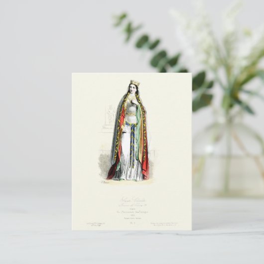 Saint Clotilde Postkarte (Stehend Vorderseite)