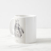 Saint Clotilde zweite Ehefrau von Clovis Kaffeetasse (Vorderseite Links)