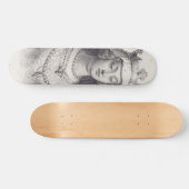 Saint Clotilde zweite Ehefrau von Clovis Skateboard (Horizontal)