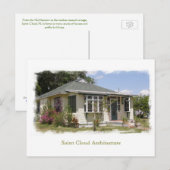 Saint Cloud-Architektur Postkarte (Vorne/Hinten)
