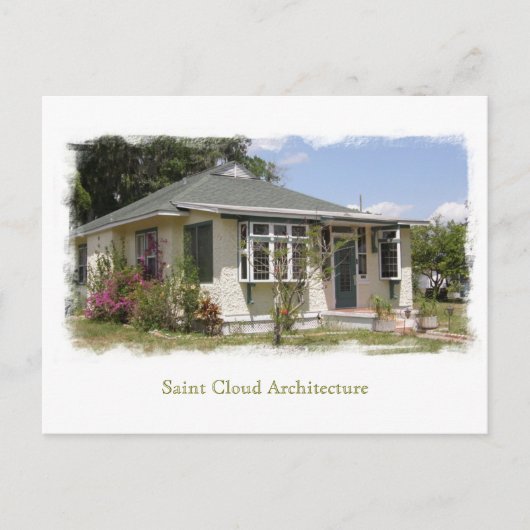 Saint Cloud-Architektur Postkarte (Vorderseite)