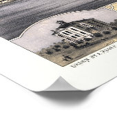 Saint Cloud, MN Panorama Karte - 1869 Poster (Ecke)