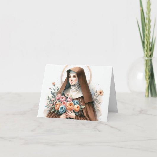 Saint Colette-Saint der Unfruchtbarkeit Karte (Vorderseite)