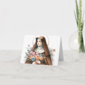 Saint Colette-Saint der Unfruchtbarkeit Karte (Vorderseite)