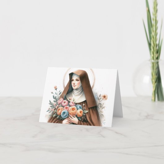 Saint Colette-Saint der Unfruchtbarkeit Karte (Vorderseite)