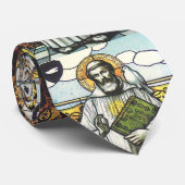Saint Columbanus, irischer Missionar Krawatte (Gerollt)
