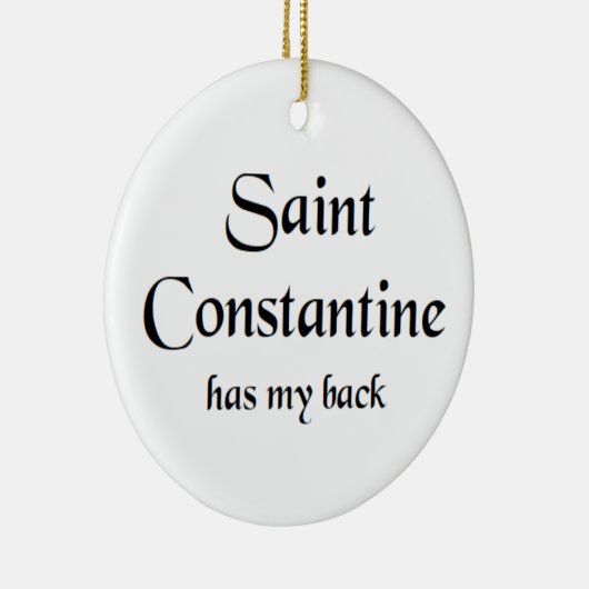 saint constantine coffee mug keramik ornament (Rechts)