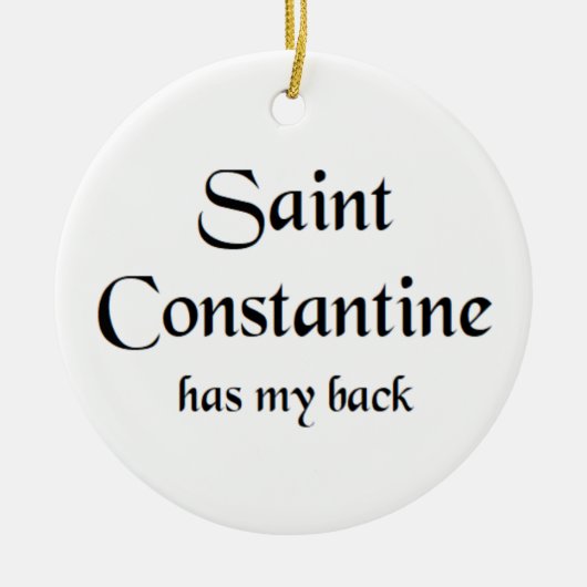 saint constantine coffee mug keramik ornament (Vorne)