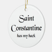 saint constantine coffee mug keramik ornament (Links)
