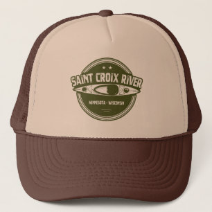 Saint Croix Fluss Minnesota Wisconsin Kayaking Truckerkappe