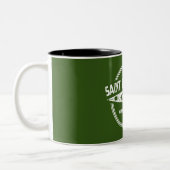 Saint Croix Fluss Minnesota Wisconsin Kayaking Zweifarbige Tasse (Links)