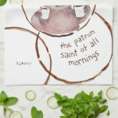 Saint Cuppa Jo Absurdi-tea towel Geschirrtuch (Gefaltet)