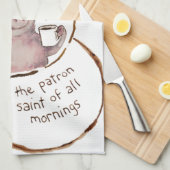 Saint Cuppa Jo Absurdi-tea towel Geschirrtuch (Viertel Falte)