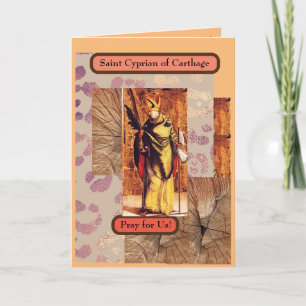 SAINT CYPRIAN OF CARTHAGE Card Karte