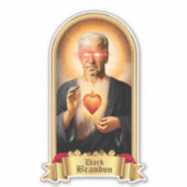 Saint Dark Brandon Gebet Candle Aufkleber (Vorderseite)