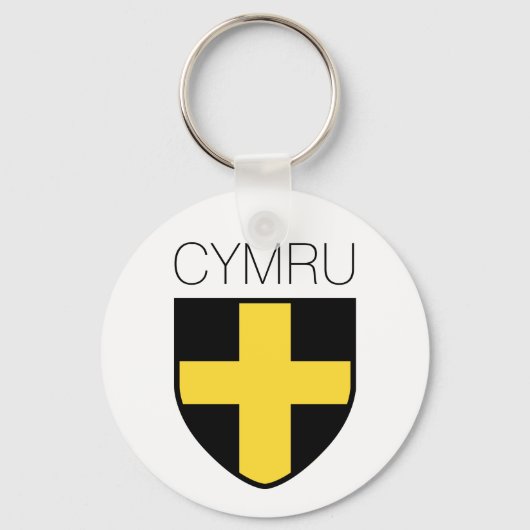 Saint David Abzeichen (Wales/Cymru) Schlüsselanhänger (Vorderseite)