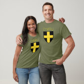 Saint David Abzeichen (Wales/Cymru) T-Shirt (Unisex)