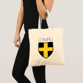 Saint David Abzeichen (Wales/Cymru) Tragetasche (Vorderseite (Produkt))
