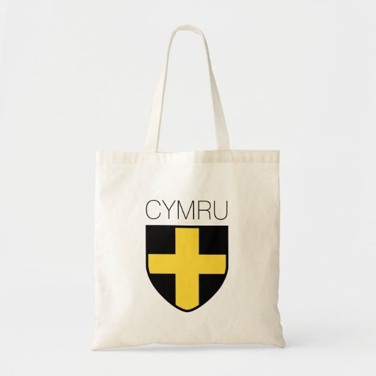 Saint David Abzeichen (Wales/Cymru) Tragetasche (Vorne)