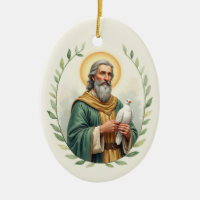 Saint David von Wales Gods Frieden mit der Schrift