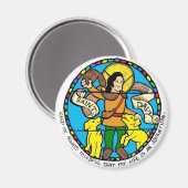 Saint Davy Magnet (Vorderseite/Rückseite)
