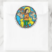 Saint Davy Round Sticker (Tasche)