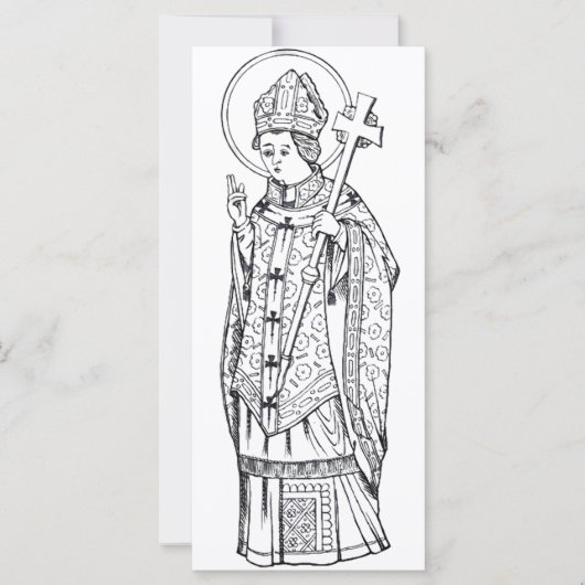 Saint Deiniol Abbot und Bischof (Vorderseite)