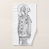 Saint Deiniol Abbot und Bischof Badhandtuch Set (Handtuch)