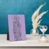 Saint Deiniol Abbot und Bischof Fotoplatte (Seite)