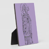Saint Deiniol Abbot und Bischof Fotoplatte (Seite)