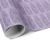 Saint Deiniol Abbot und Bischof Geschenkpapier (Rolleneckpunkt)
