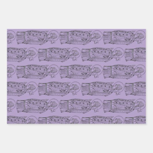 Saint Deiniol Abbot und Bischof Geschenkpapier Set (Vorderseite)