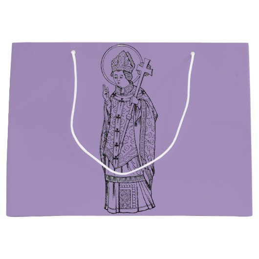 Saint Deiniol Abbot und Bischof Große Geschenktüte (Vorderseite)