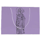 Saint Deiniol Abbot und Bischof Große Geschenktüte (Rückseite)