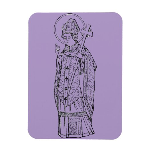 Saint Deiniol Abbot und Bischof Magnet (Vertikal)