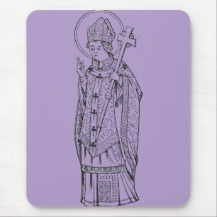 Saint Deiniol Abbot und Bischof Mousepad