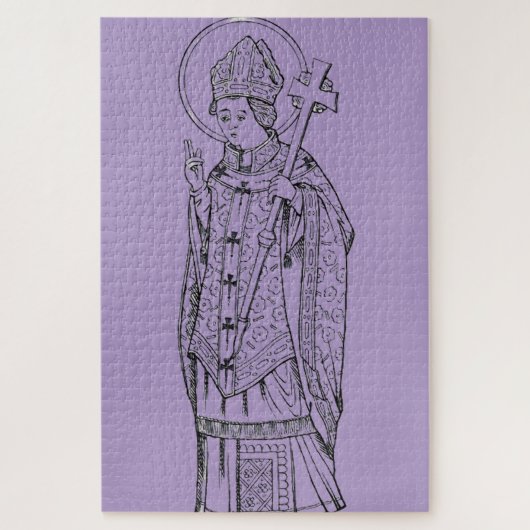 Saint Deiniol Abbot und Bischof Puzzle (Vertikal)