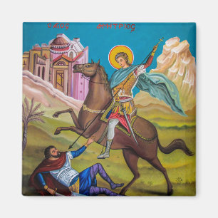 Saint-Demetrius-Icon Thessaloniki Magnet