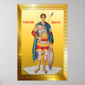 Saint-Demetrius-Orthodox-Symbol Poster (Vorne)