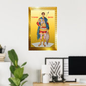 Saint-Demetrius-Orthodox-Symbol Poster (Heimbüro)