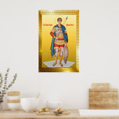 Saint-Demetrius-Orthodox-Symbol Poster (Küche)