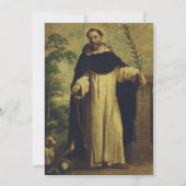 Saint Dominic de Guzman Einladung (Vorderseite)