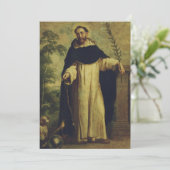 Saint Dominic de Guzman Einladung (Stehend Vorderseite)