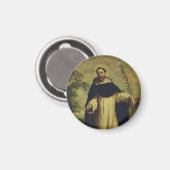 Saint Dominic de Guzman Magnet (Vorderseite/Rückseite)