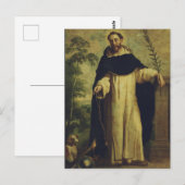Saint Dominic de Guzman Postkarte (Vorne/Hinten)