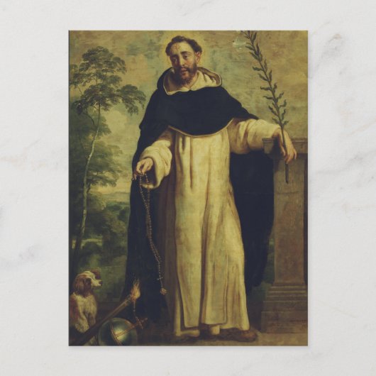 Saint Dominic de Guzman Postkarte (Vorderseite)