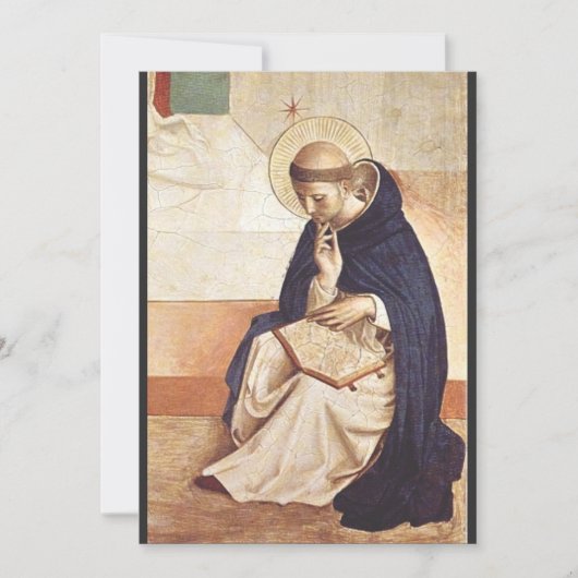 Saint Dominic de Guzman von Fra Angelico Einladung (Vorderseite)