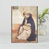 Saint Dominic de Guzman von Fra Angelico Einladung (Stehend Vorderseite)